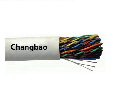 China Changbao Solid Bare Copper Internet Cable Multi Pair Telephone Cable Ethernet Lan Cable for sale