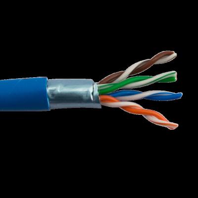 China Changbao Indoor Outdoor UTP/FTP/STP/SFTP Solid Bare Copper Cat5 Cat5e Lan Cable for sale