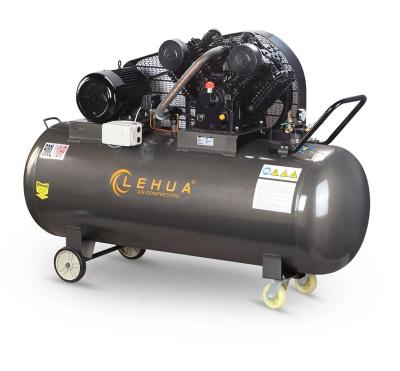 China 7.5kw/10hp 500L piston air compressor lubricated two stage air compressor for sale