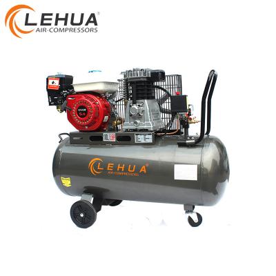 China Zhejiang 200L lubricated gasoline/8CFM diesel air compressor for sale