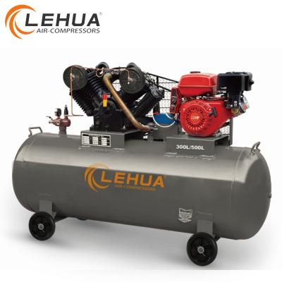 China 37.5cfm 13hp 300L Gasoline Lubricated Portable Air Compressor for sale