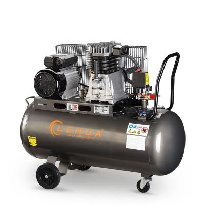 China Excellent New Design Lubricated Belt Driven Air Compressor 100 Liter 150Liter Portable Air Compressor for sale