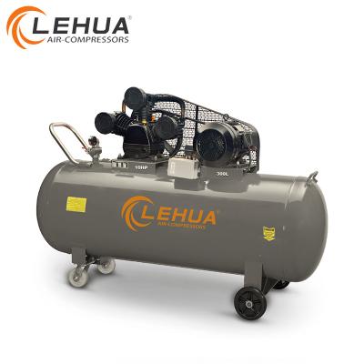 China 300L 8bar 10HP Three Cylinder AC Piston Industry Lubricated Belt Driven Air Compressor for sale