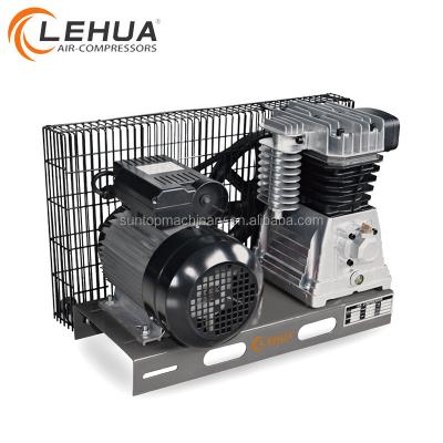 China 2HP 8bar tankless lubricated bottom mounted compressor for sale