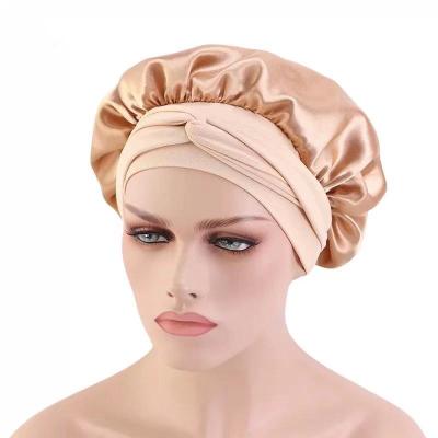 China China Factory Verified Wholesale Adults Satin Sleep Cap Hoods And Satin Hair Wraps For Hair for sale