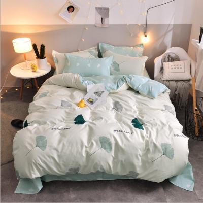 China Nondisposable Cheap Price Durable Soft Skin Friendly 4 Pieces Sets Hotel Bedding Sets for sale