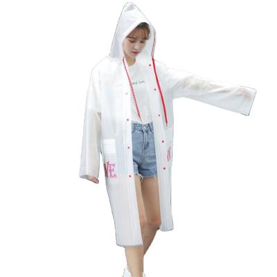 China Customized Fashion Raincoats 100% Adult Women's Raincoat Waterproof Bachelorette Protective Raincoat for sale