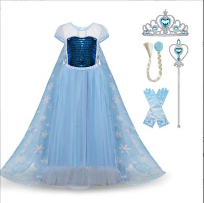 China Anti-wrinkle children's costumes elsa dress princess tutu dresses for girls children for sale