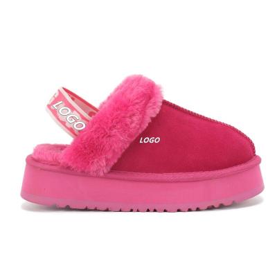 China Fashion Trend Uggh Ladies Slipper High Quality Comfortable Best Selling Lovely Cozy Warm Winter Plush Shoes Slip-Resistant Fur Suede for sale