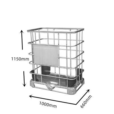 China Customized Ibc Tank Frame Protection Direct Selling Ibc Tank Frame 500l Ibc Tank Pad External Frame for sale