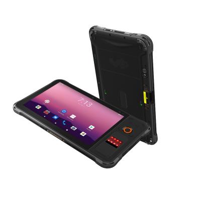 China Fingerprint Tablets NFC Android Rugged Tablet PC 2D Shockproof Industrial Biometric Tablet RFID Scanner QR Code for sale