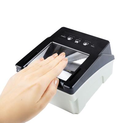 China Desktop Fingerprint Scanner 4-4-2 Optical Fingerprint Scanner for National ID Card Fingerprint Enrollment and Verification for sale