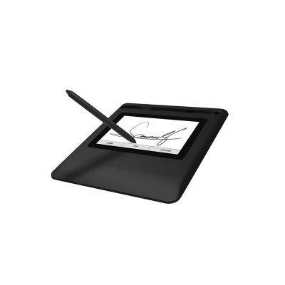 China PC+ABS Plastic New 5 Inch Signature Pad Bank Integrate Electronic Writing Signature Pad With Pen for sale