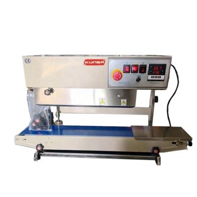 China CLOTHING Continuous Vertical Plastic Bag Nitrogen Sealing Machine for sale