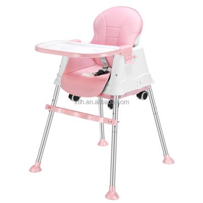 China 2022 new eco-friendly made in ChinaPortable baby highchair adjustable baby feeding chair and table for feeding for sale