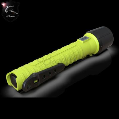 China Industrial Rechargeable Industrial Flashlight With Plastic Nylon Material 7hours Working Time for sale