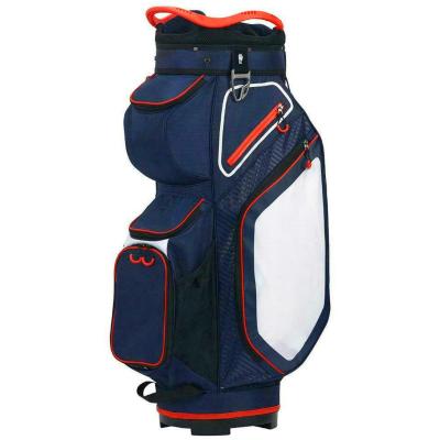 China Durable Hot Sale 14 Ways Golf Bag With Logo Mens Women Golf Bag Custom Waterproof Nylon Staff Golf Bags for sale