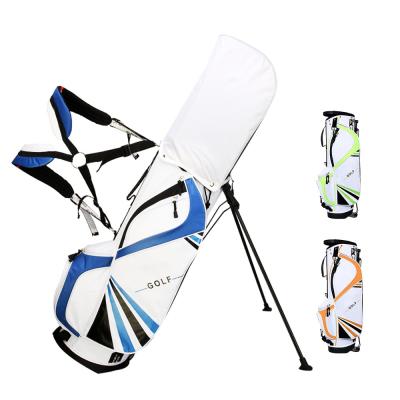 China Durable Classic Design PVC Golf Carry Bag Customized Logo With Waterproof Rain Hood Golf Stand Bag for sale