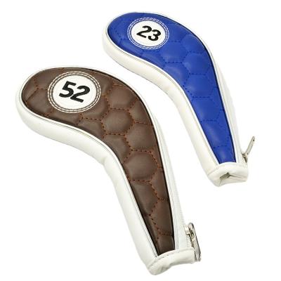 China Wholesale Custom Driver Waterproof 460cc Made Waterproof PU Iron Leather Golf Club Headcovers Putter Covers for sale