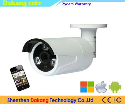 China Network Bullet WDR IP Camera H.264 3.6mm Mega Lens With Array Led for sale