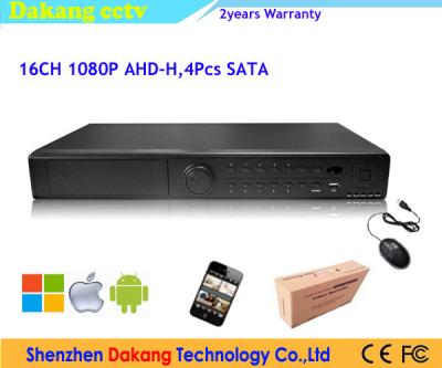 China Portable H.264 HD CCTV DVR / P2P Hybrid CCTV DVR 1080P High Definition for sale