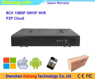 China wolk 8 van 1080P P2P Netwerk van de Kanaalh.264 het Digitale Videorecorder Te koop