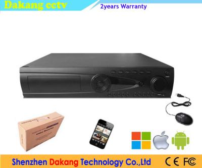 China De Digitale Videorecorder van ONVIF P2P H.264 24CH 2MP NVR/16CH 3MP Te koop