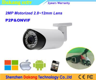 China Megapíxel audio de la manera ONVIF 2,0 de la cámara digital 2 del Autofocus del CCTV IP de la red en venta