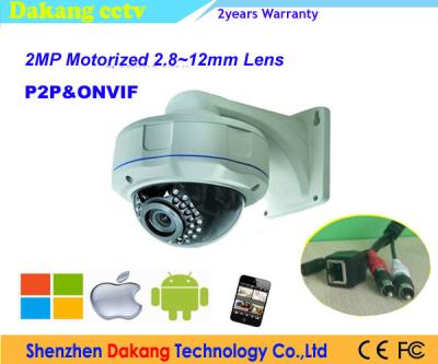 China Cámara digital motorizada Onvif del Autofocus de la bóveda de la lente con la visión nocturna en venta