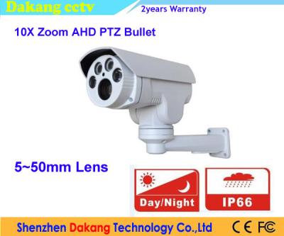 China Control focal de la bala RS485 del IR PTZ de la cámara CCTV de Vari AHD, cámara del enfoque 10X en venta