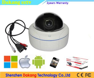 China ONVIF Starlight POE Dome Camera Outdoor CCTV Vari Focal Lens 30M IR for sale