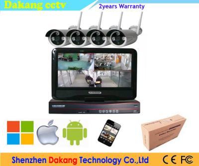 China 2.4 GHZ Wireless NVR CCTV Camera Security Systems For Home for sale