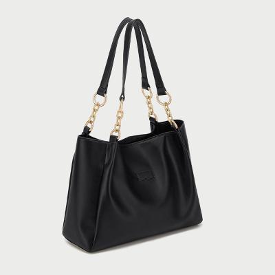 China Wholesale Price Large Capacity Ladies Handbags Women's Minimalist Tote Bags With Zipper And Water Resistant Inside Pocket for sale