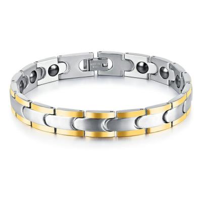 China Marlary Stylish Germanium Bio Stainless Steel Anti-Radiation Energy Bracelet,Titanium Magnetic Therapy Bracelet for sale