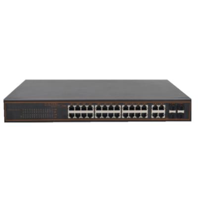 China Newest 24 Port Switches With 4 Uplink Port Unmanaged Fast Ethernet Switch For ITS\ for sale