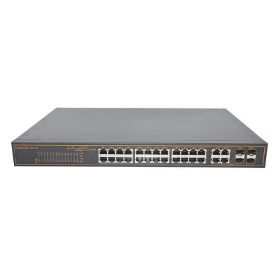 China New Series S1128-24FE4GC-I-AC 24 Ports +4 Ports Gigabit Optical POE Industrial Switch In Stock for sale