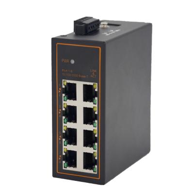 China Factory Wholesale Price Rack RJ45 Network Full Support Smart 8 Ports Unmanaged Gigabit Ethernet Switch For CCTV\ for sale