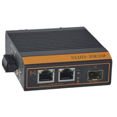 China Industry Vendor Gigabit Fiber Switch With 1000M Adaptive Sfp Slotl/ Unmanaged Network Port Switches for sale