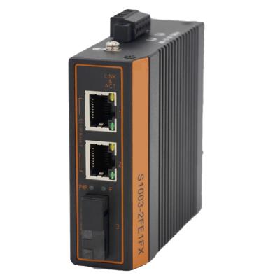 China Unmanaged Industrial Series 10/100m Rail Ethernet Router Smart Grade Network / Industrial Switch 3port for sale