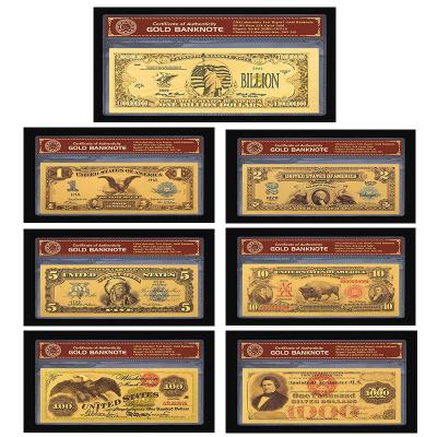 China 1899 &1901 Edition America Gold Banknote Rare Set American Full Set for sale