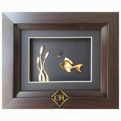 China Beautiful hand made aquarium art 24k gold from Europe for sale