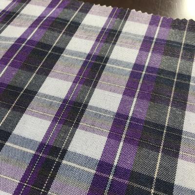 China School Uniform Polyester Woven Check Fabric Multi-Check Fabric Shrink-Resistant for sale