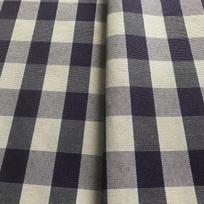 China Plain Purple Shrink-Resistant Check Fabric For School Uniform for sale