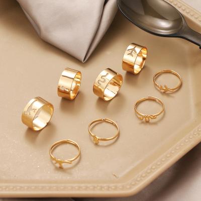 China Fast Delivery Snake Gold Thin Sliver Alloy KISSWIFE Punk Hollow Couple Rings For Women Fashion Jewelry Gift for sale