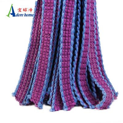 China Traditional Self-wringing Broom Household Hand Washing Old Style Cotton Self-Wringing Mop Absorbent Super Lazy Clean Broom for sale