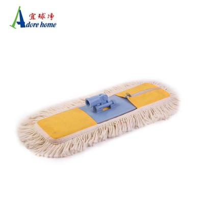 China Stocked flat mop replacement head for effective cleaning and no hand washing for household use for sale