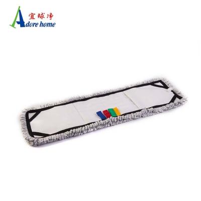 China Stored Shopping Mall Floor Cleaning Large Rotating Dust Mop Replacement Flat Head for sale