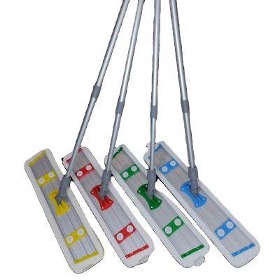 China 2021 traditional flat broom plastic microfiber flat mop can be customized automatic flat mop for sale