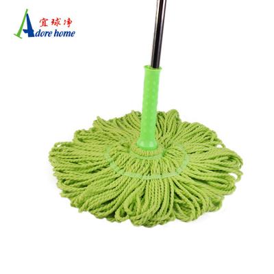 China Modern Design Traditional Household Cleaning Tools Floor Hot Selling Easy Cleaning Stainless Steel Twist Broom With Bucket Set for sale