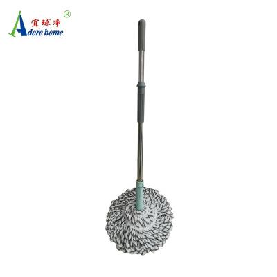 China Durable Microfiber Floor Twist Cleaning Mop With Mixed Color Double Yarn Good Water Absorption for sale